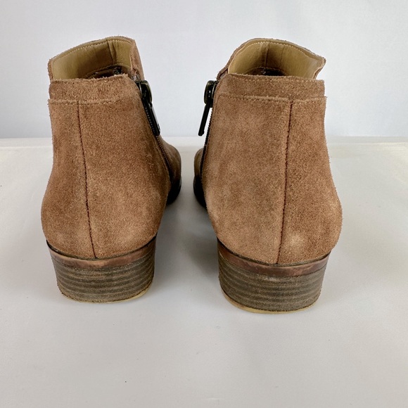 Lucky Brand Tan Suede Leather Ankle Boots (Size 7 1/2) - Picture 6 of 7